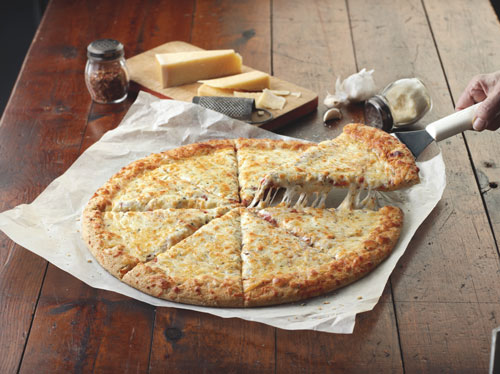BIG DADDY'S® Primo 16" WG Pre-Sliced Rising Crust Four Cheese Pizza - 8-Cut